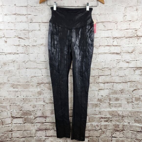 Yummie Faux Leather Legging in Black Small NWT - Picture 1 of 9